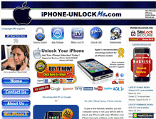 Tablet Screenshot of iphone-unlockme.com